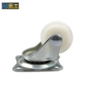 1 inch light duty flat plate swivel PP casters